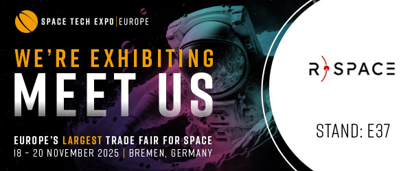 2025 Bremen Space Tech Expo exhibition advert for R-Space's booth